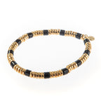 Caryn Lawn Laguna Bracelet- Black/Gold