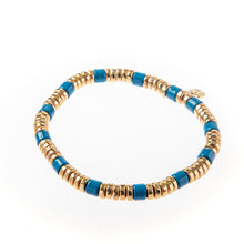 Load image into Gallery viewer, Caryn Lawn Laguna Bracelet- Blue/Gold