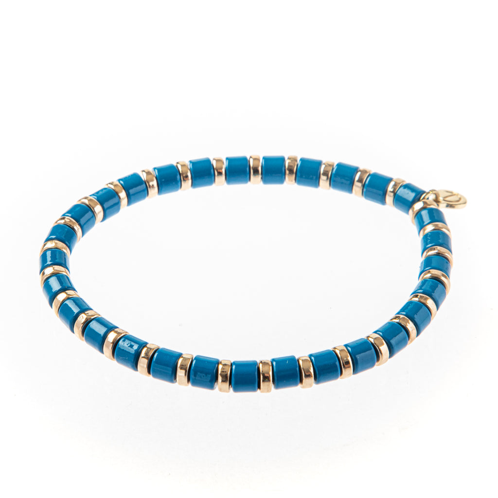 Caryn Lawn Laguna Squared Bracelet- Blue