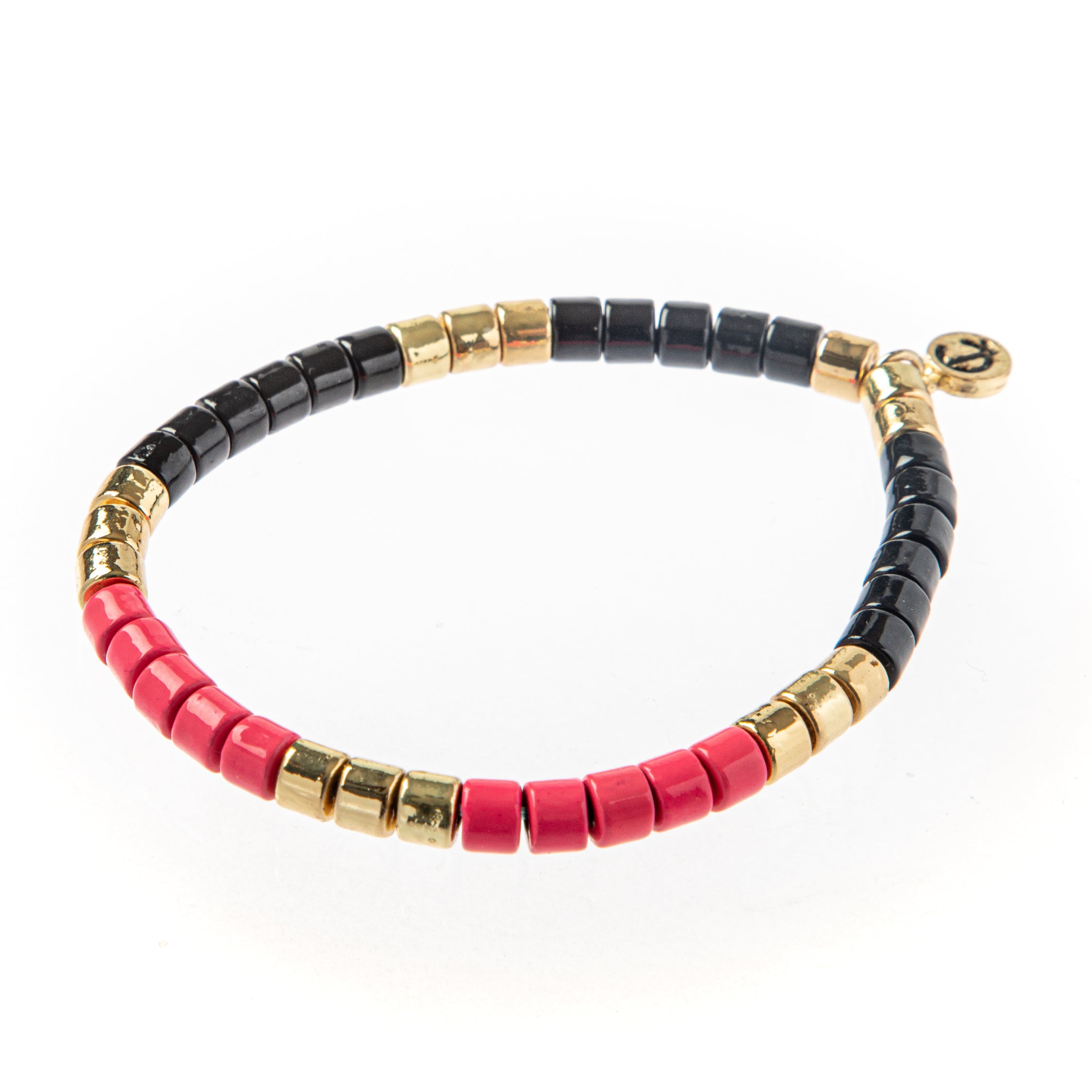 Caryn Lawn Laguna Bracelet Pink/Black/Gold