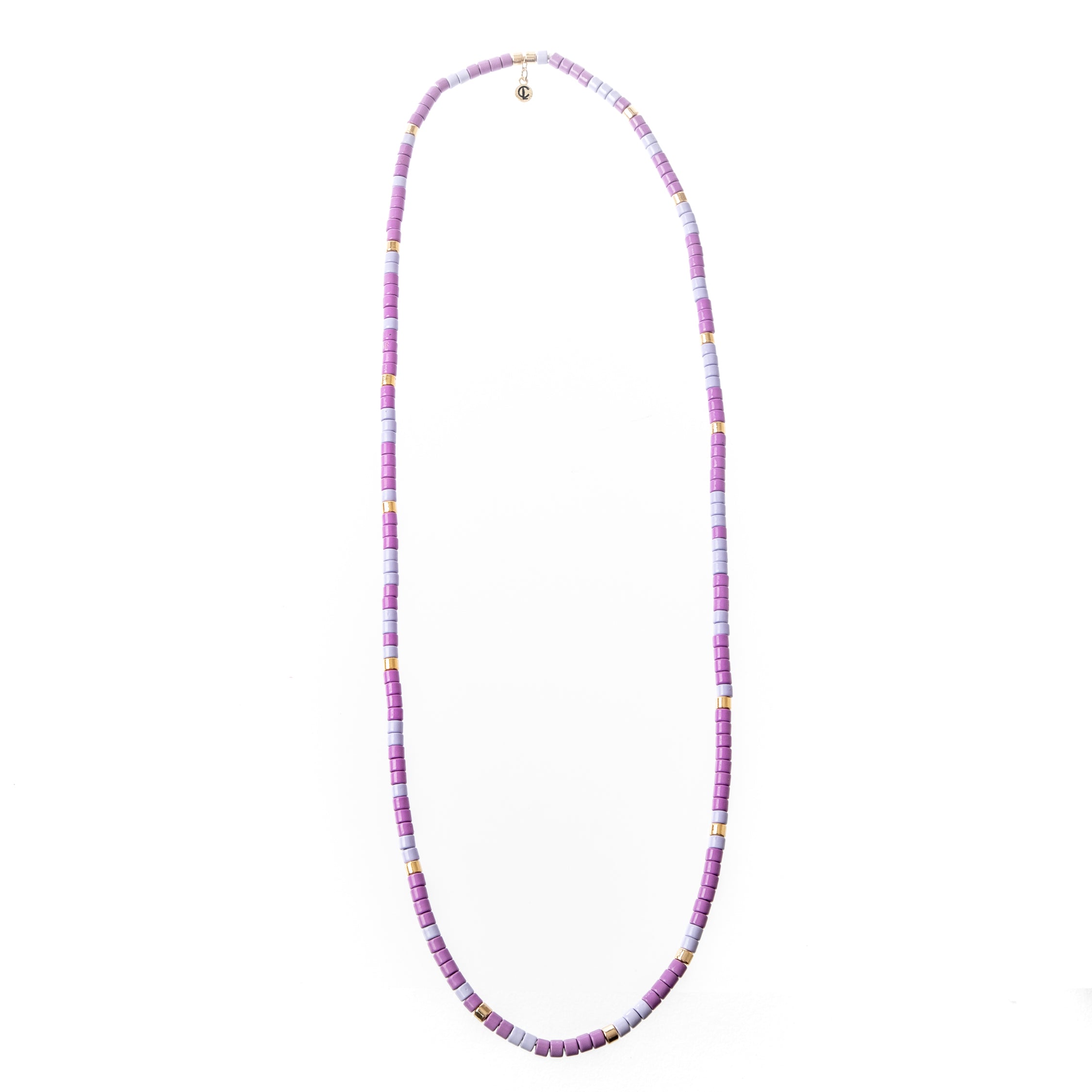 Caryn Lawn Long Laguna Necklace - Lavender Mix
