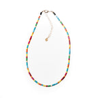 Caryn Lawn Tube Tile Necklace - Rainbow