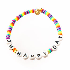Caryn Lawn Seaside "Oh Happy Day" Disc Bracelet
