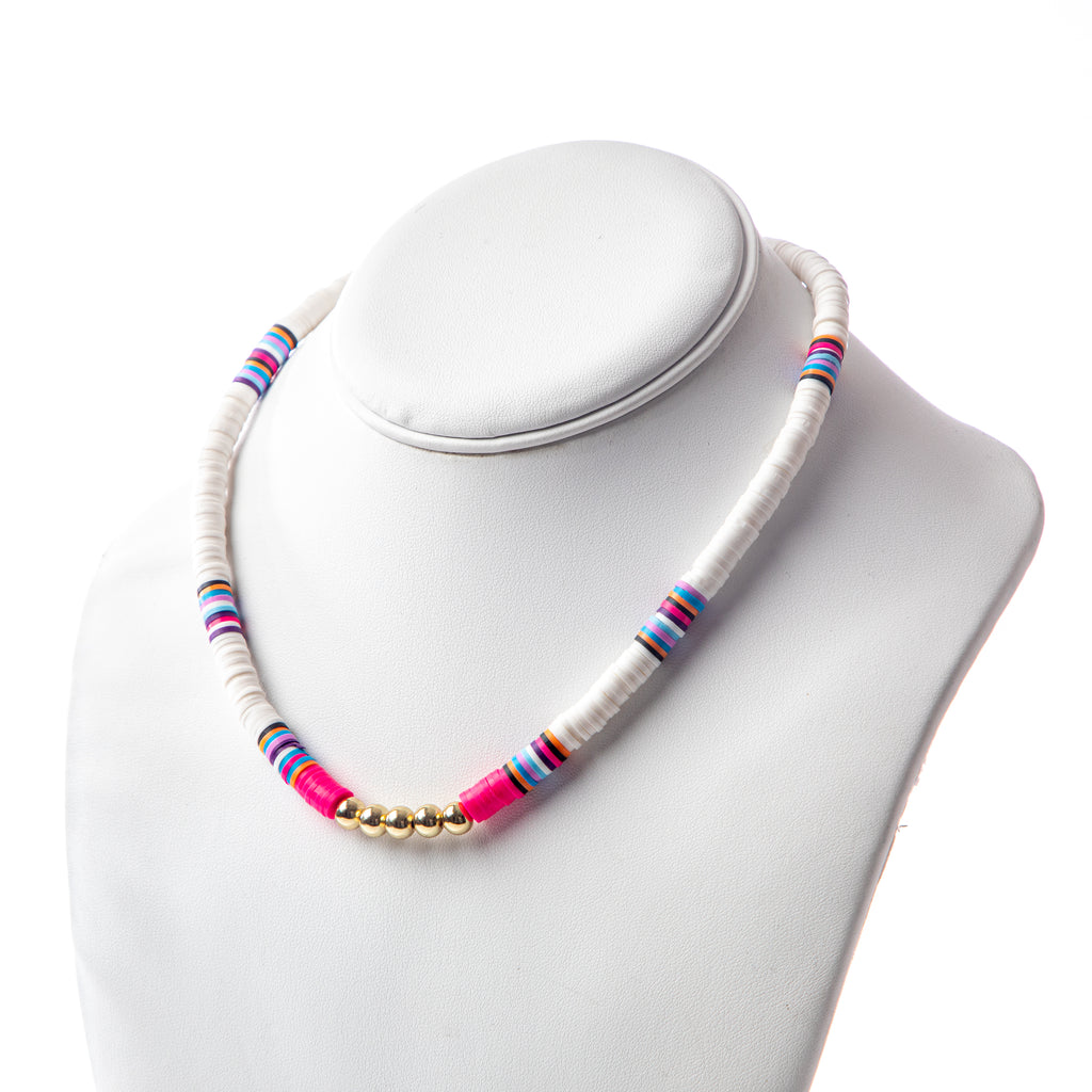 Caryn Lawn Seaside Necklace- White