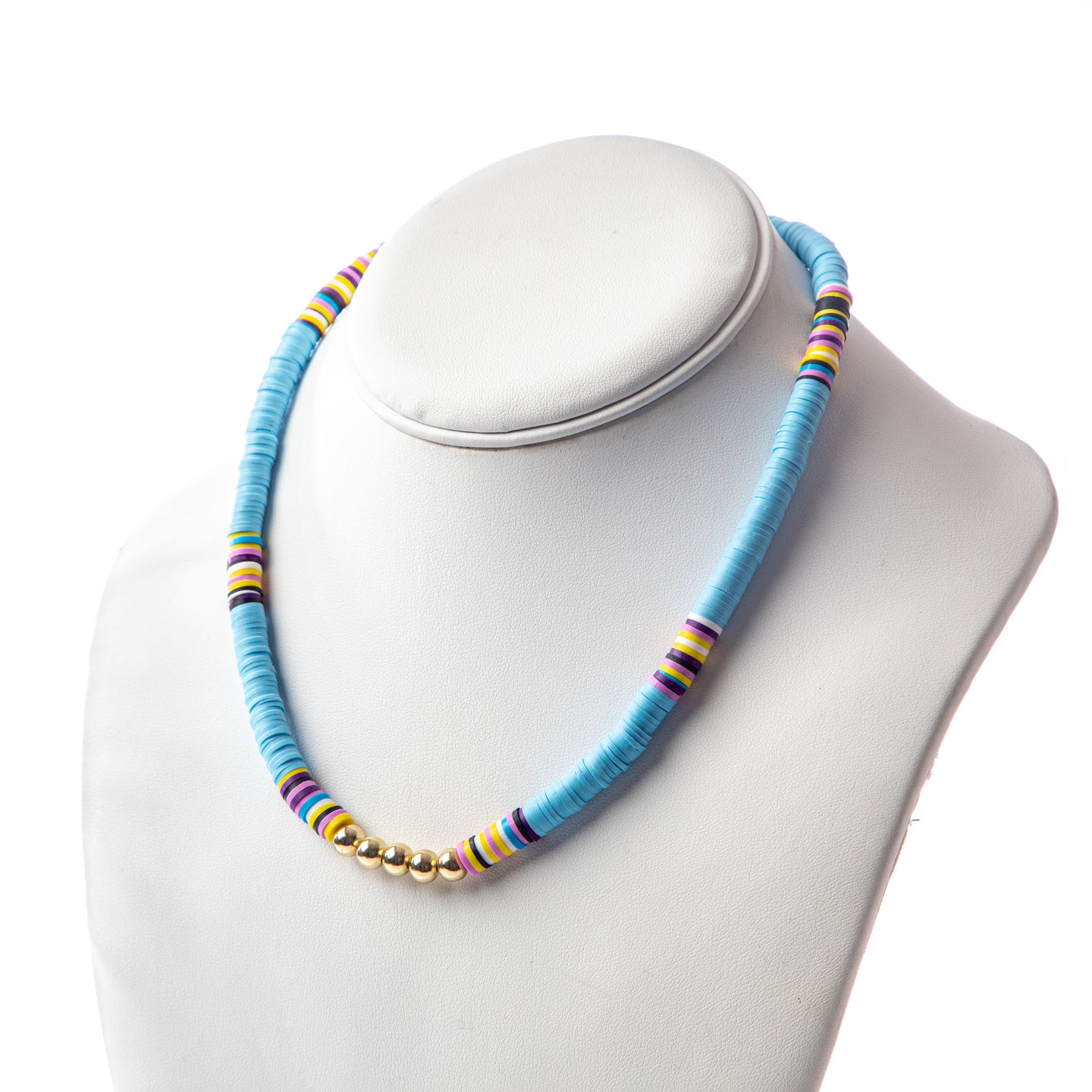 Caryn Lawn Seaside Necklace- Pale Blue