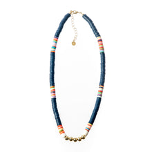 Load image into Gallery viewer, Caryn Lawn Seaside Necklace- Navy