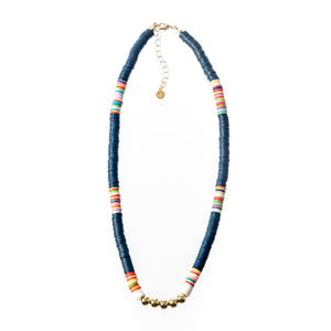 Caryn Lawn Seaside Necklace- Navy