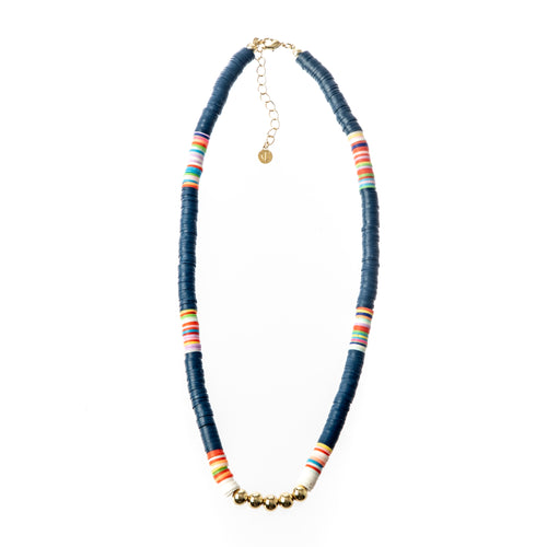 Seaside Necklace- Navy