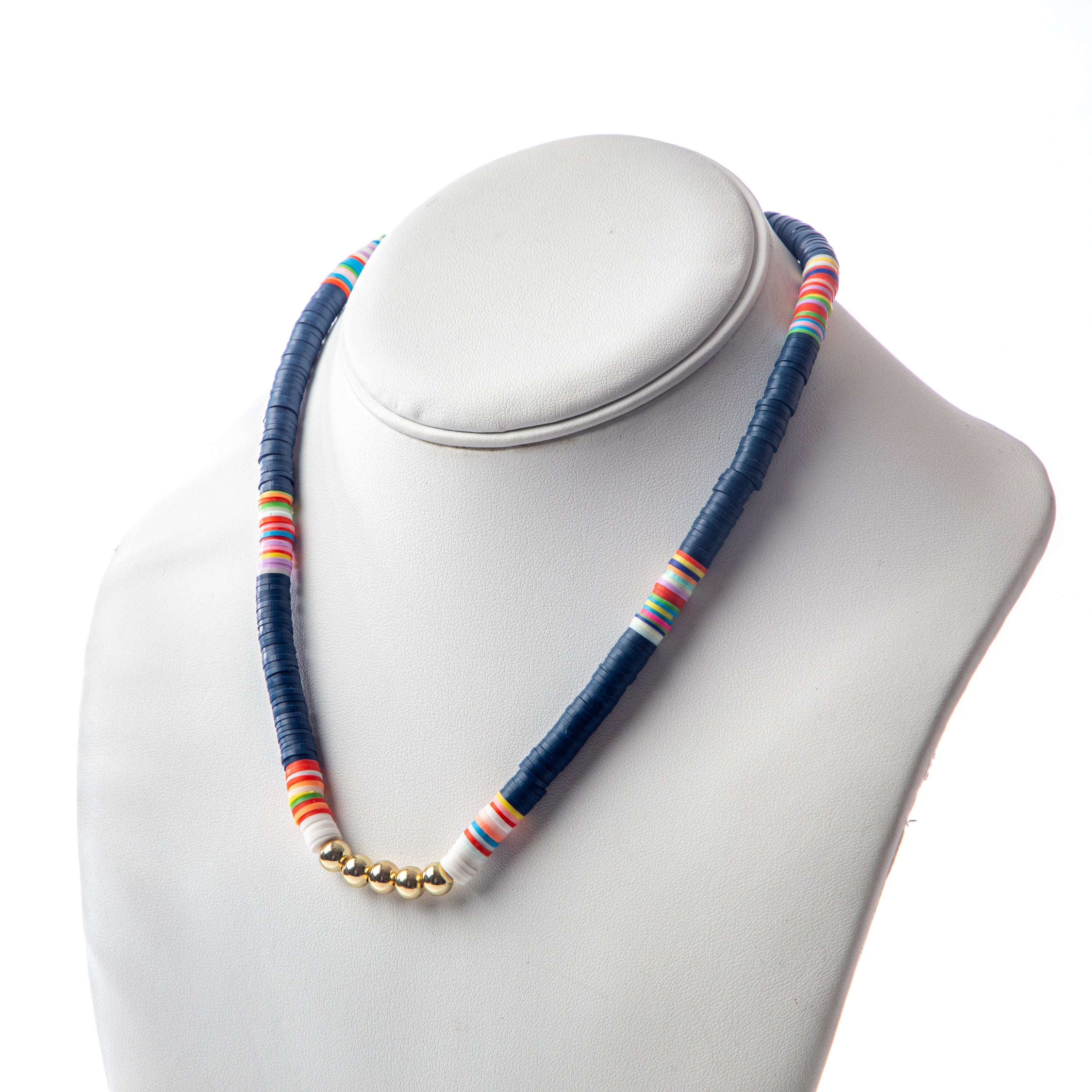 Caryn Lawn Seaside Necklace- Navy