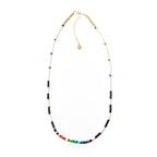Caryn Lawn Seaside Skinny Necklace- White Rainbow