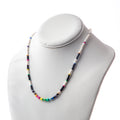 Caryn Lawn Seaside Skinny Necklace- White Rainbow