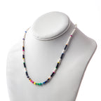 Caryn Lawn Seaside Skinny Necklace- White Rainbow