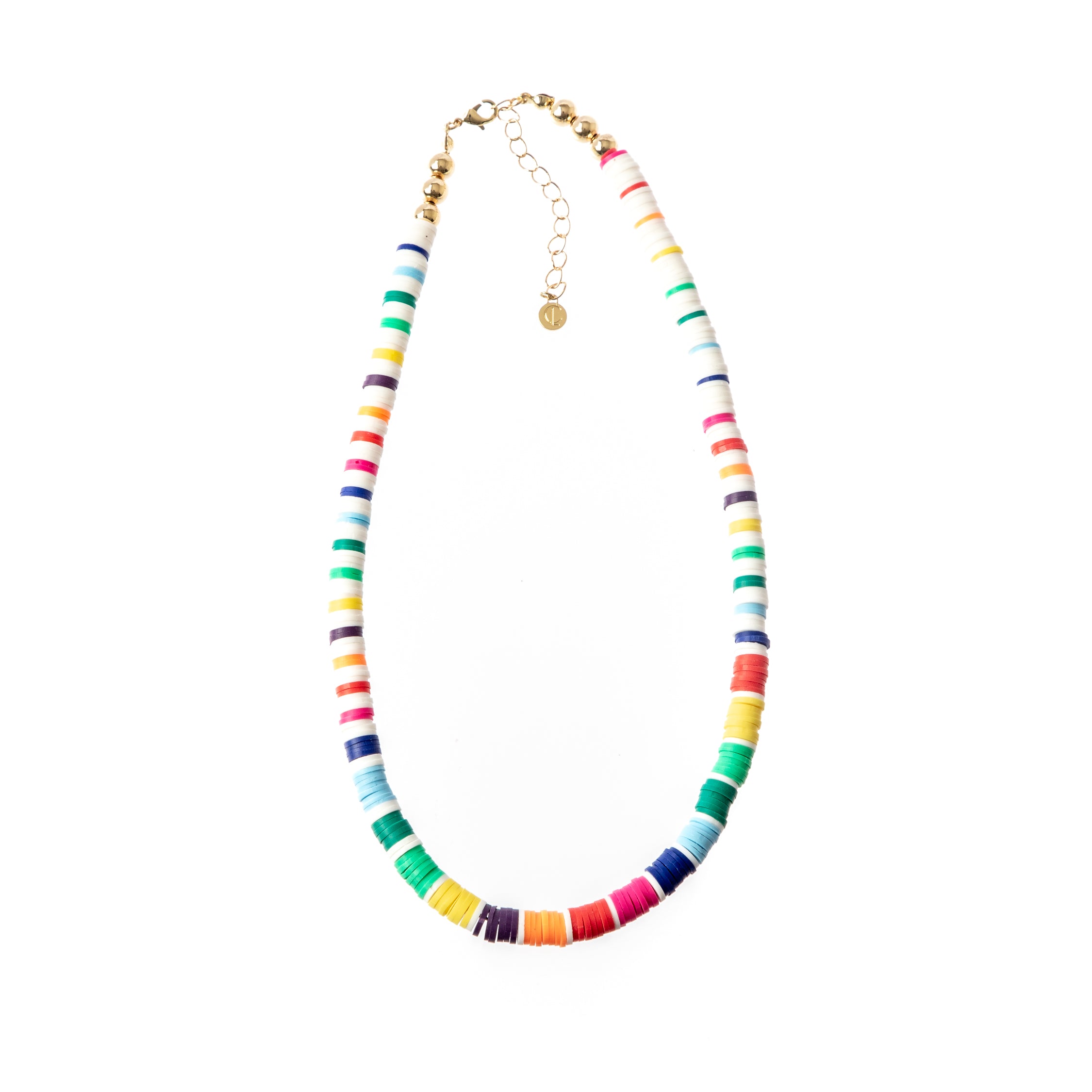 Caryn Lawn Seaside Necklace- Thick Rainbow