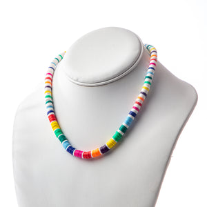 Seaside Necklace- Thick Rainbow