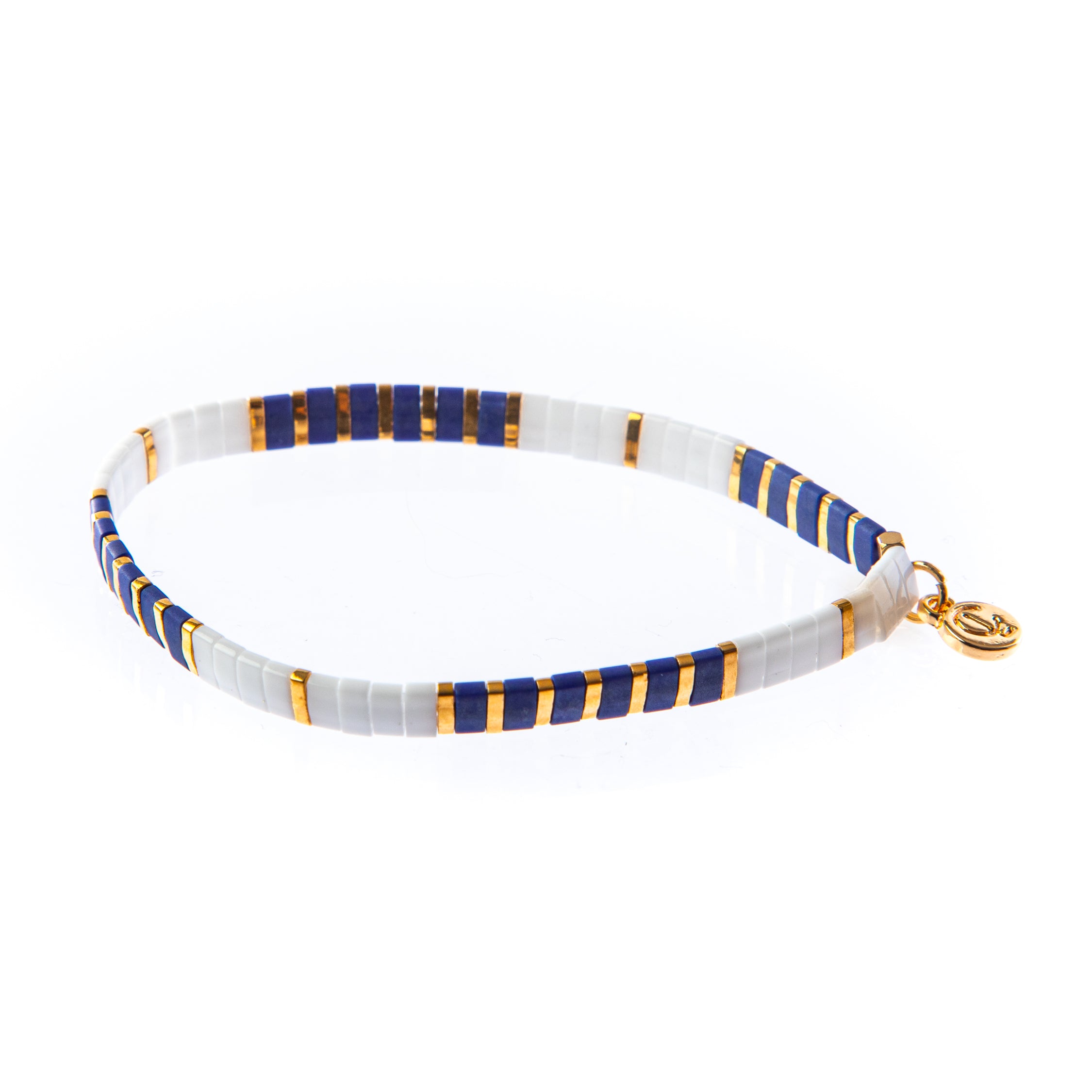 Caryn Lawn Supernova - Navy/Gold/White