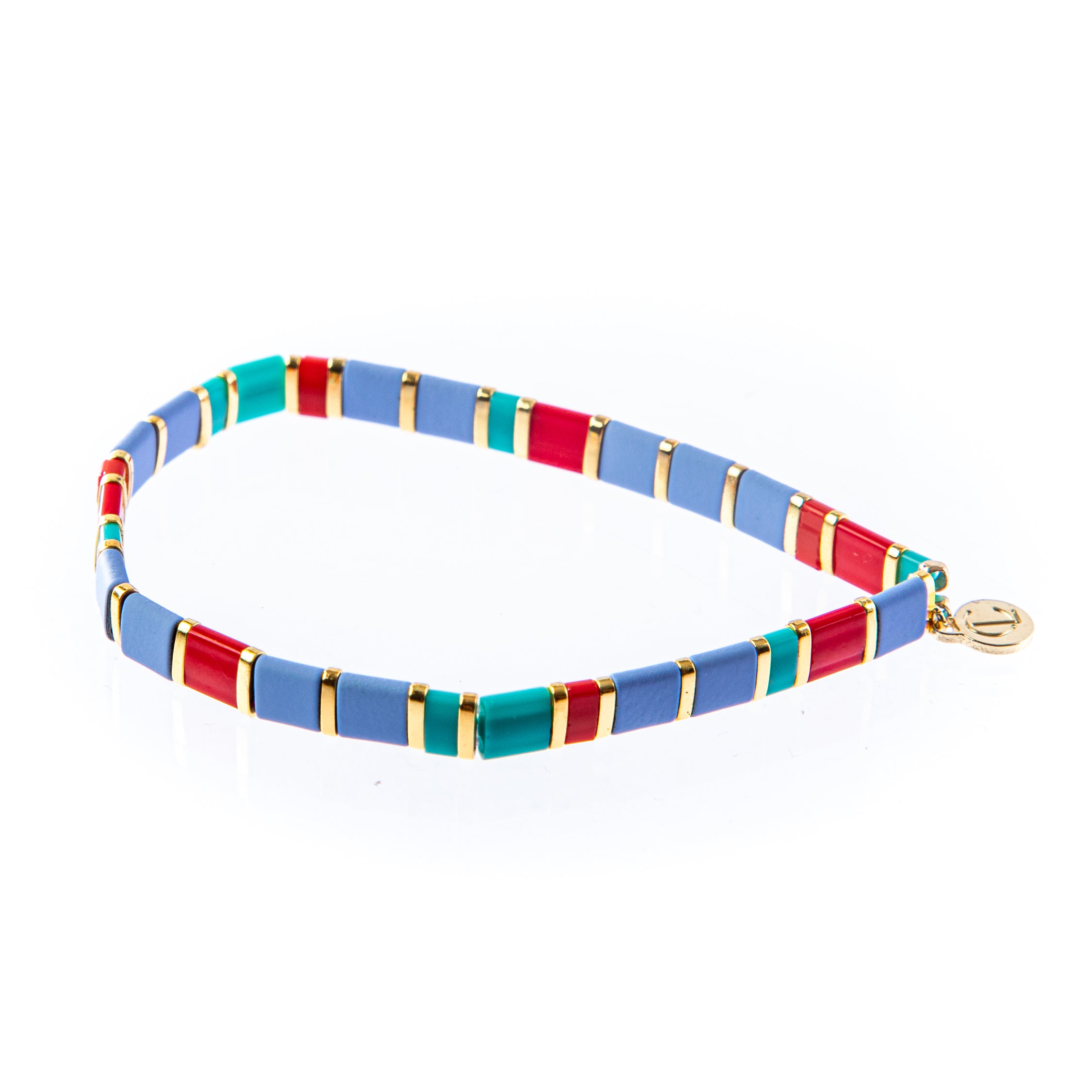 Caryn Lawn Supernova - Periwinkle/Red/Gold