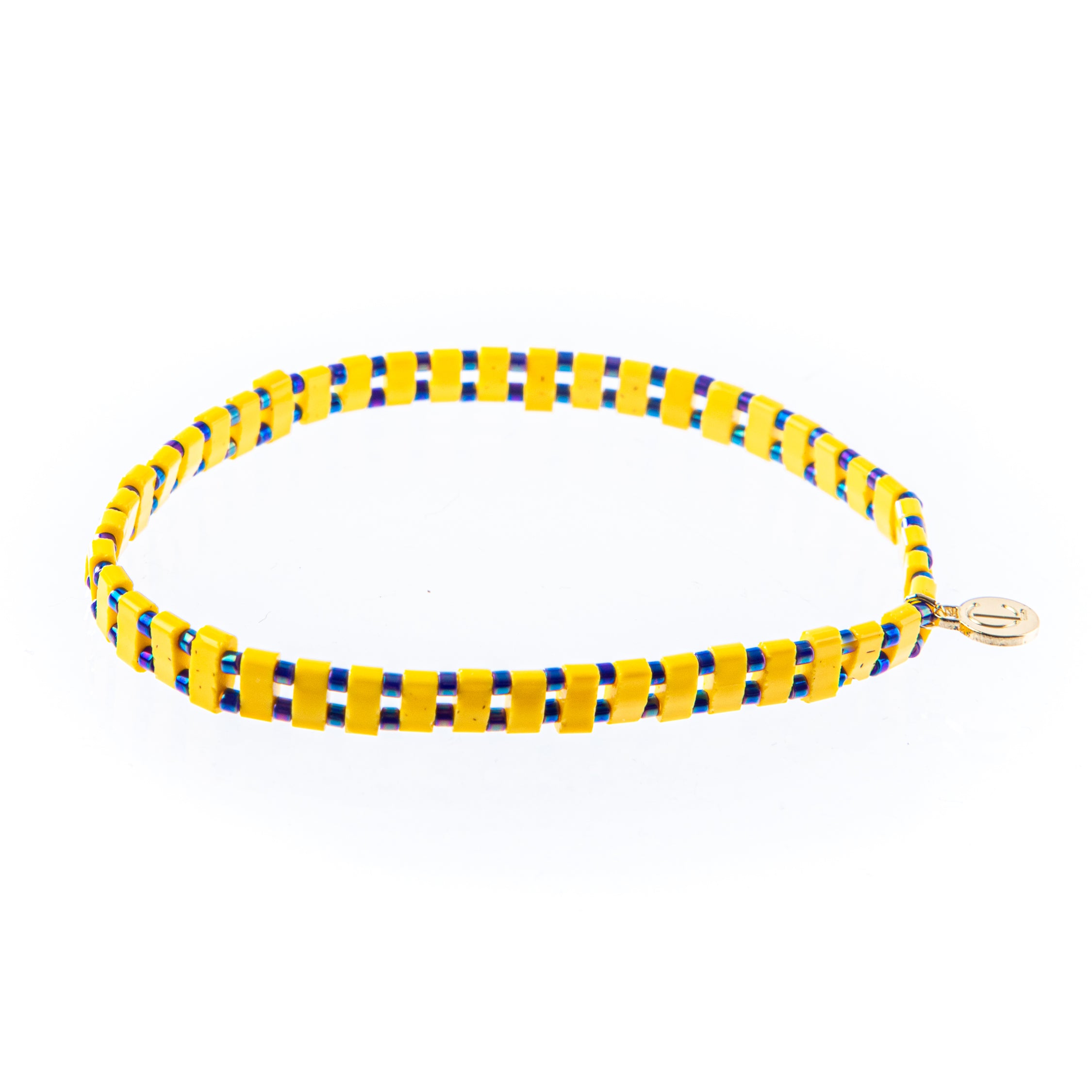 Caryn Lawn Supernova - Speckled Yellow/Navy