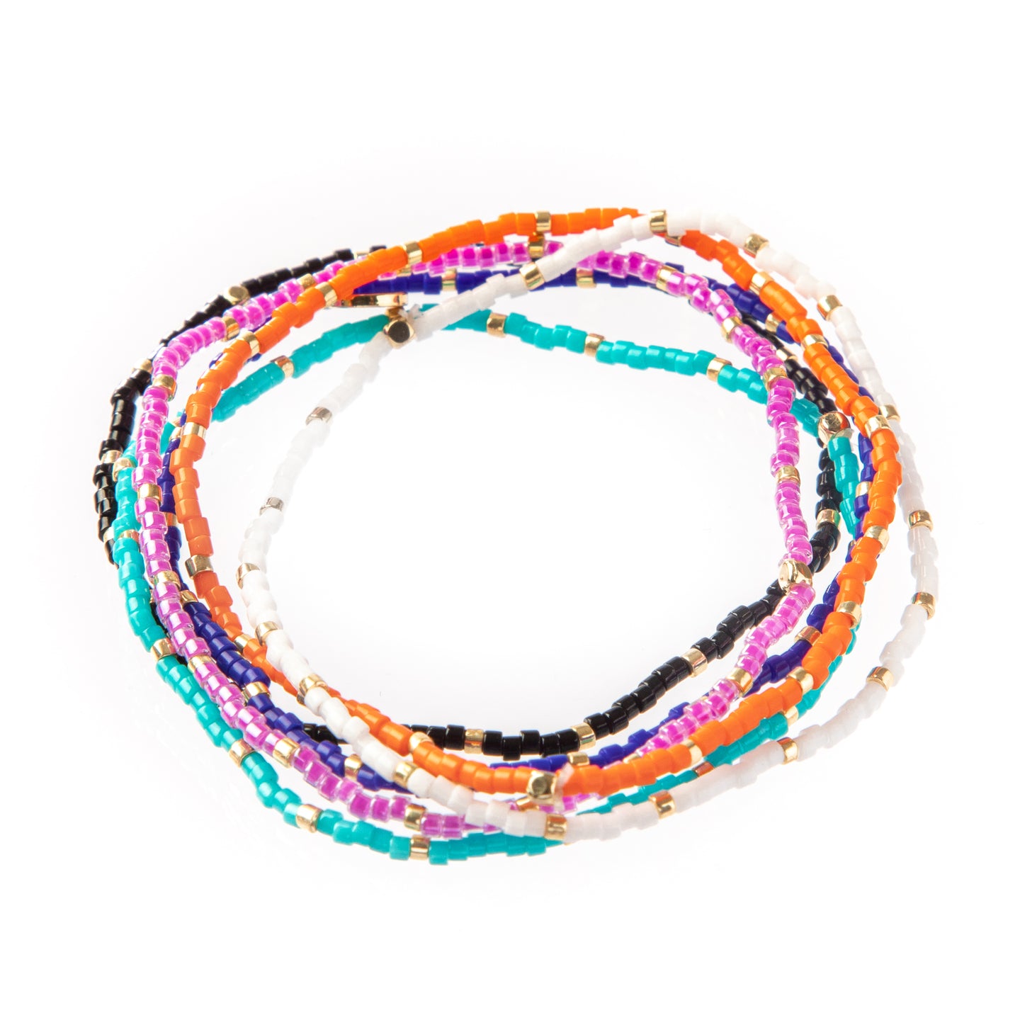 Caryn Lawn Seed Bead Bracelet Set