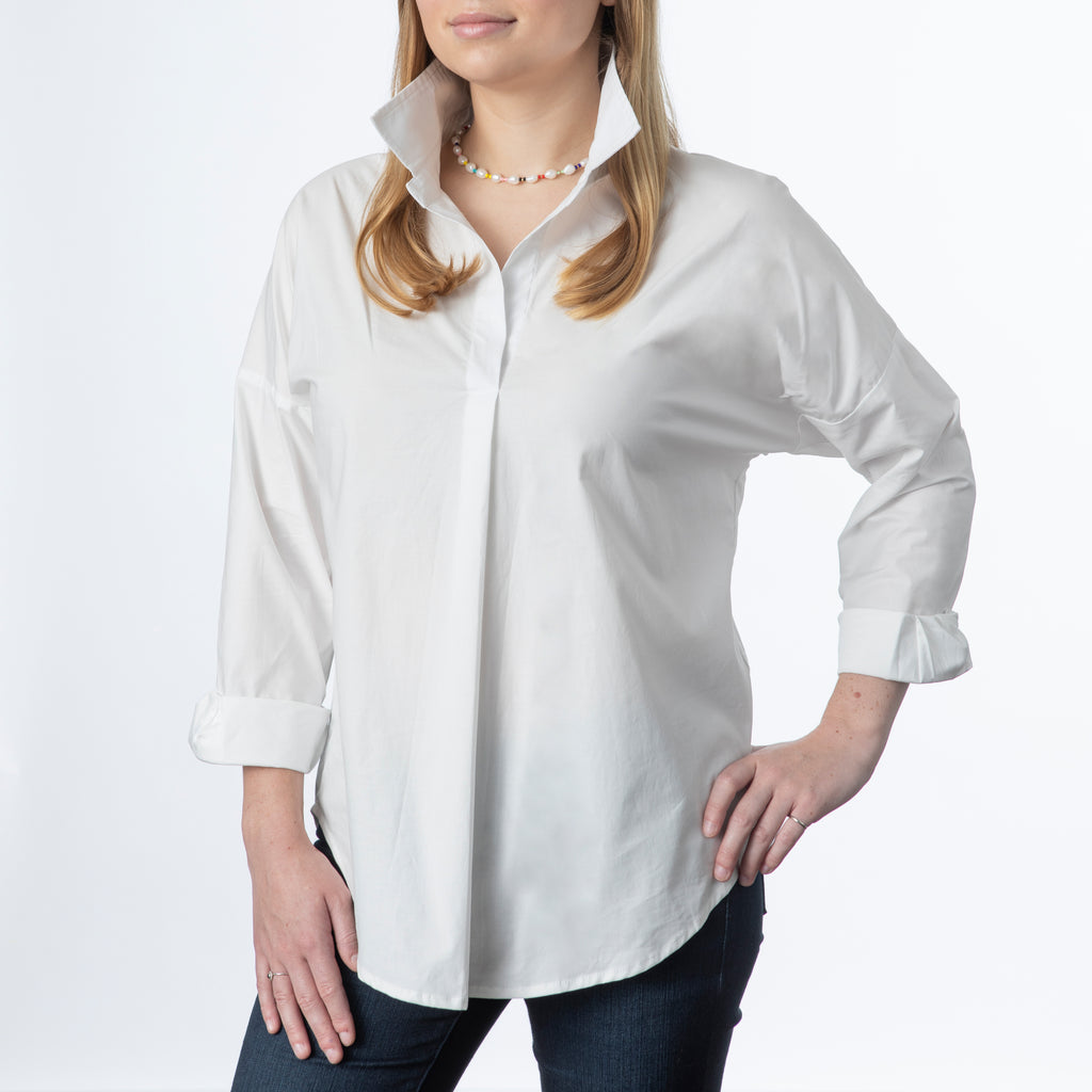 Caryn Lawn Preppy Star Shirt - Green