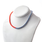 Caryn Lawn Laguna Duo Necklace- Navy/Orange