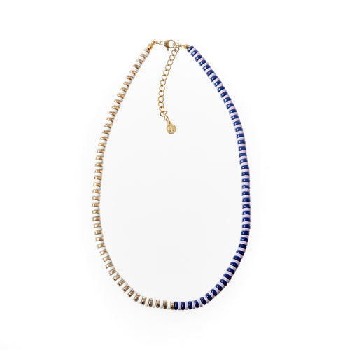 Caryn Lawn Laguna Duo Necklace- Navy/Gold