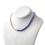 Caryn Lawn Laguna Duo Necklace- Navy/Gold
