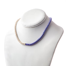 Load image into Gallery viewer, Laguna Duo Necklace- Navy/Gold