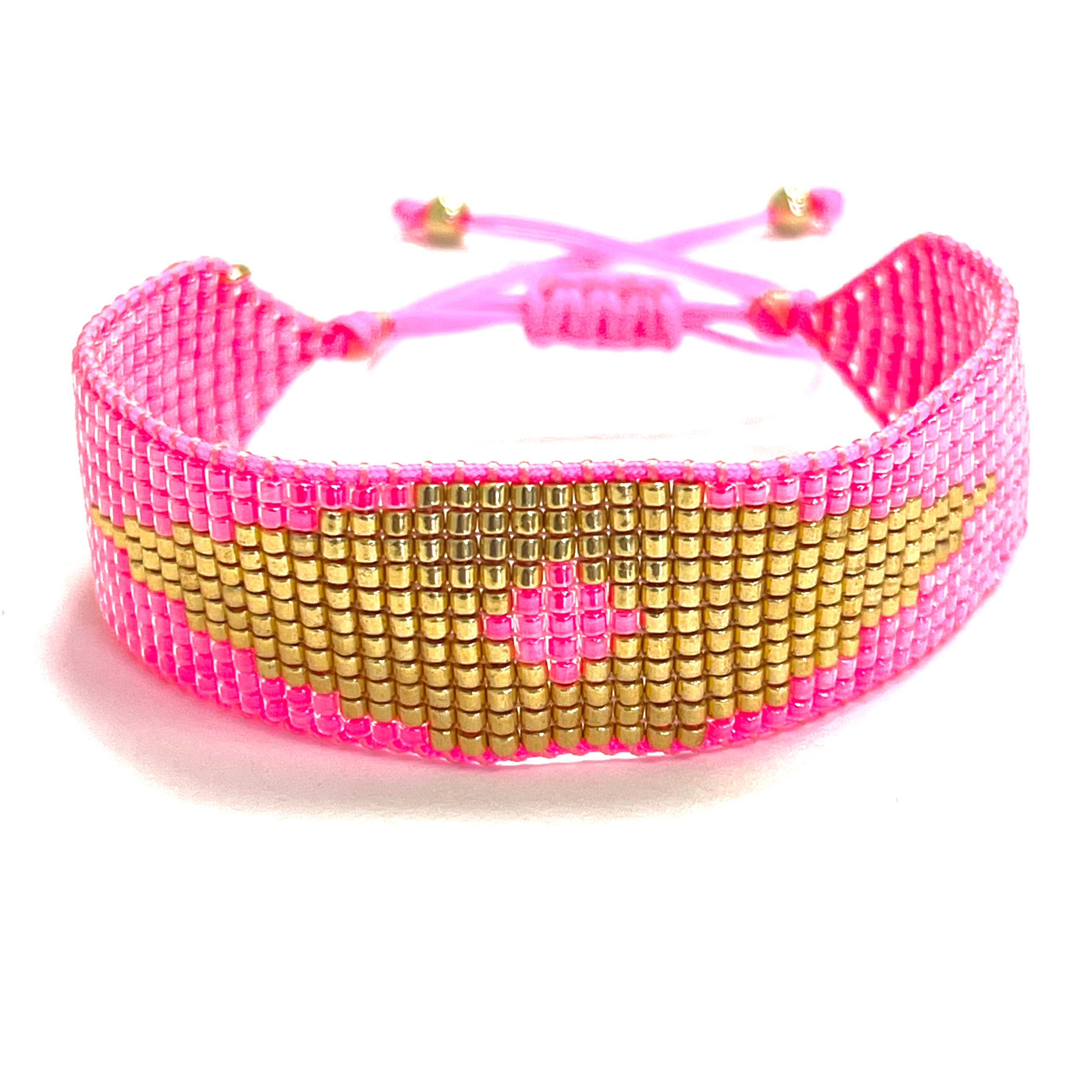 Caryn Lawn Friendship Bracelet Pink
