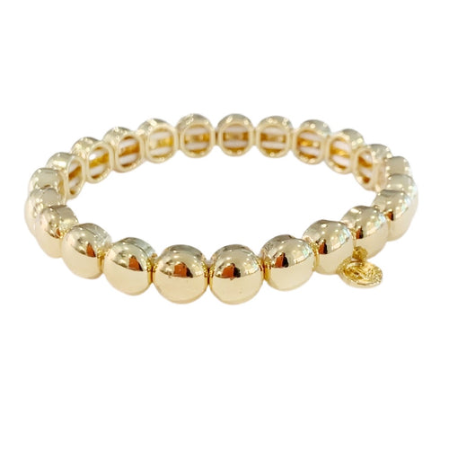 Mini Bubble Bracelet- Gold 7mm
