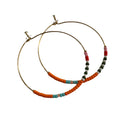 Caryn Lawn Baja Hoop Earring- Clementine