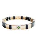 Caryn Lawn Tile Bracelet- Lucky Clover