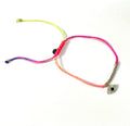 Caryn Lawn Evil Eye Silk Ombré Bracelet