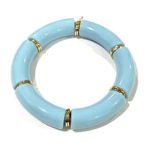 Palm Beach Bracelet- Thick Sky Blue