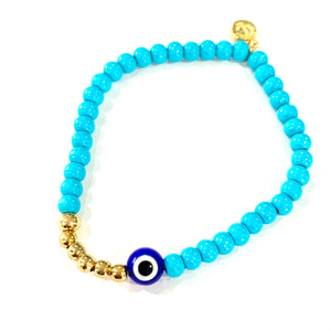 St Croix Evil Eye Bracelet- Turquoise
