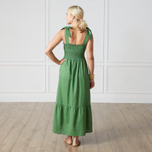 Load image into Gallery viewer, Caryn Lawn Lily Dress Green