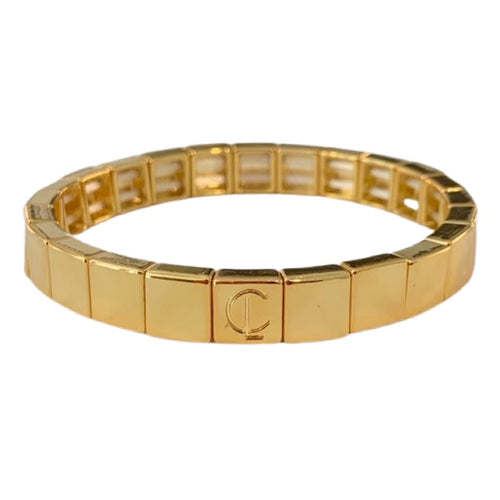 Caryn Lawn Tile Bracelet- Gold