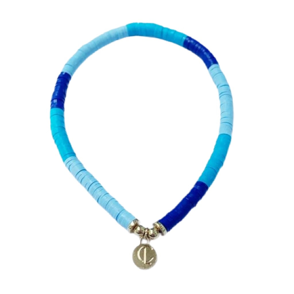 Caryn Lawn Seaside Skinny Bracelet- Light Blue/Dark Blue