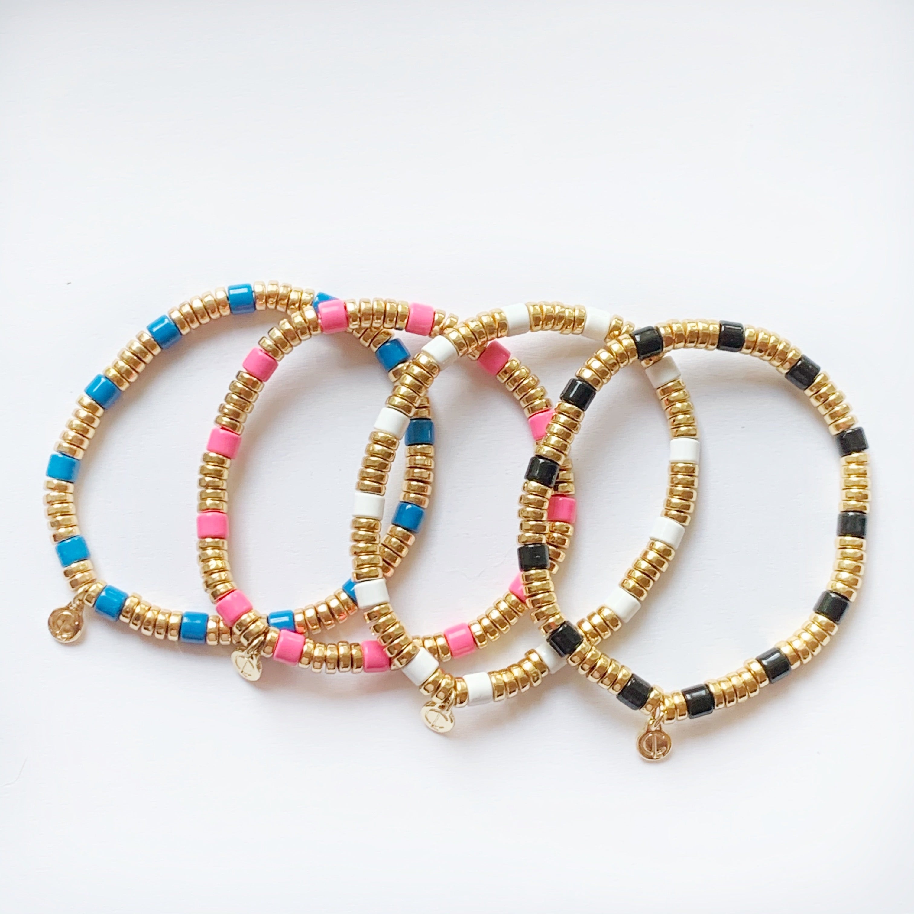 Caryn Lawn Laguna Bracelet- Black/Gold
