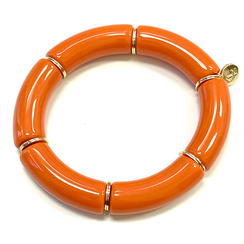 Palm Beach Bracelet- Thick Burnt Orange