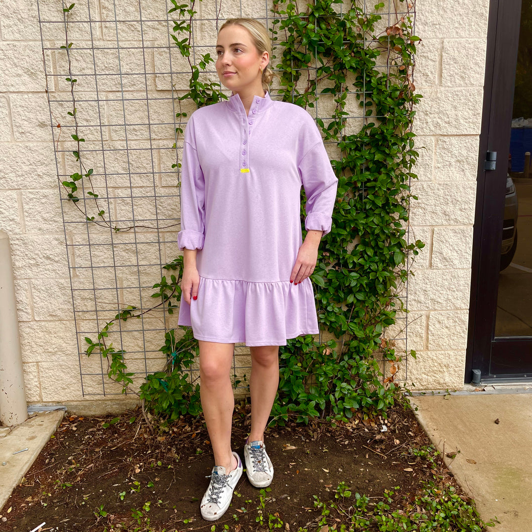 Caryn Lawn Maggie Dress Lavender