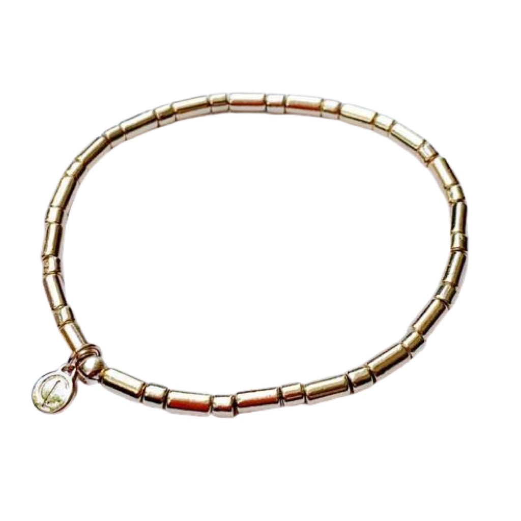 Seashore Tube Bracelet - Gold