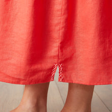 Load image into Gallery viewer, Caryn Lawn Lily Dress Coral