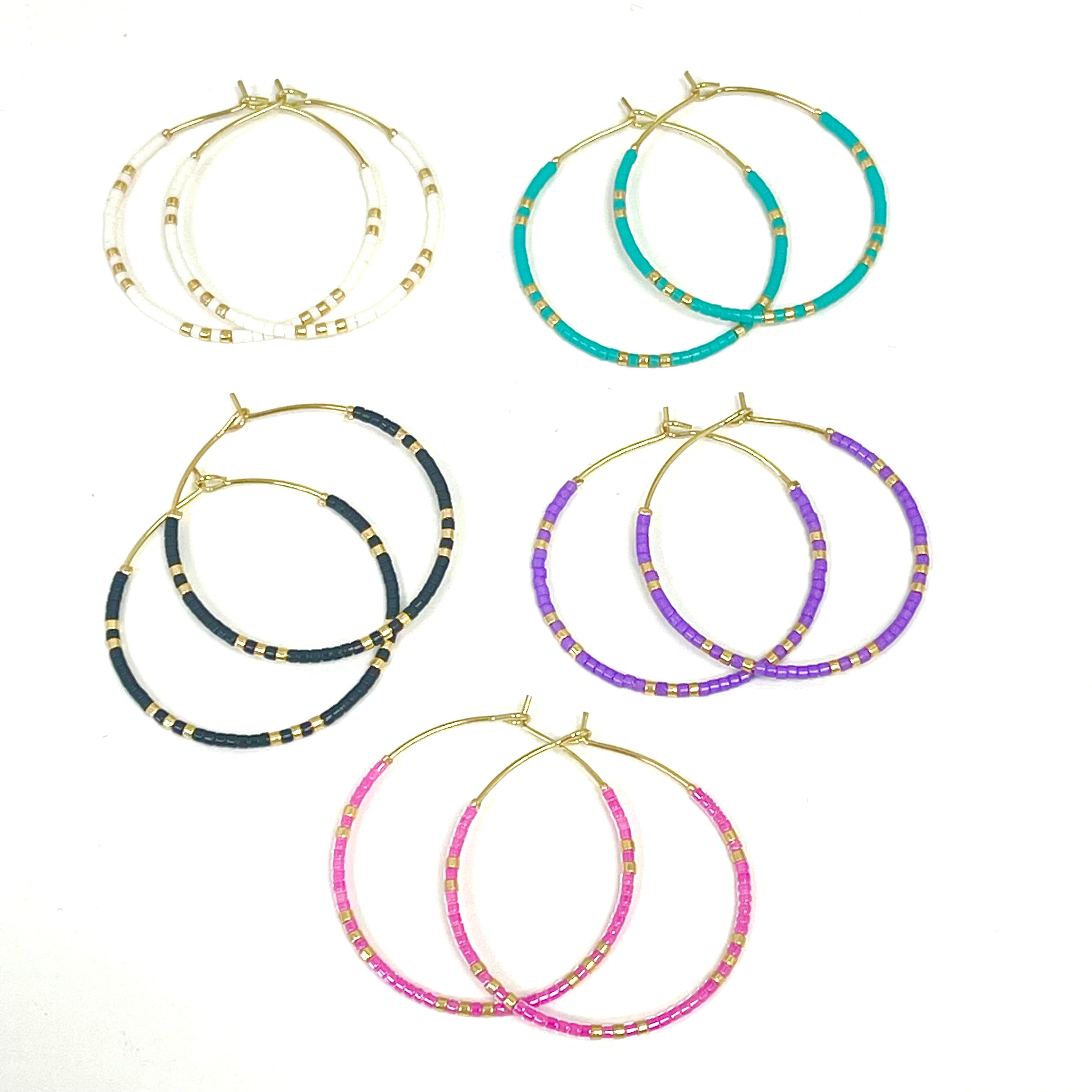 Caryn Lawn Baja Hoops Turquoise