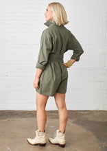 Load image into Gallery viewer, Rachel Romper Olive