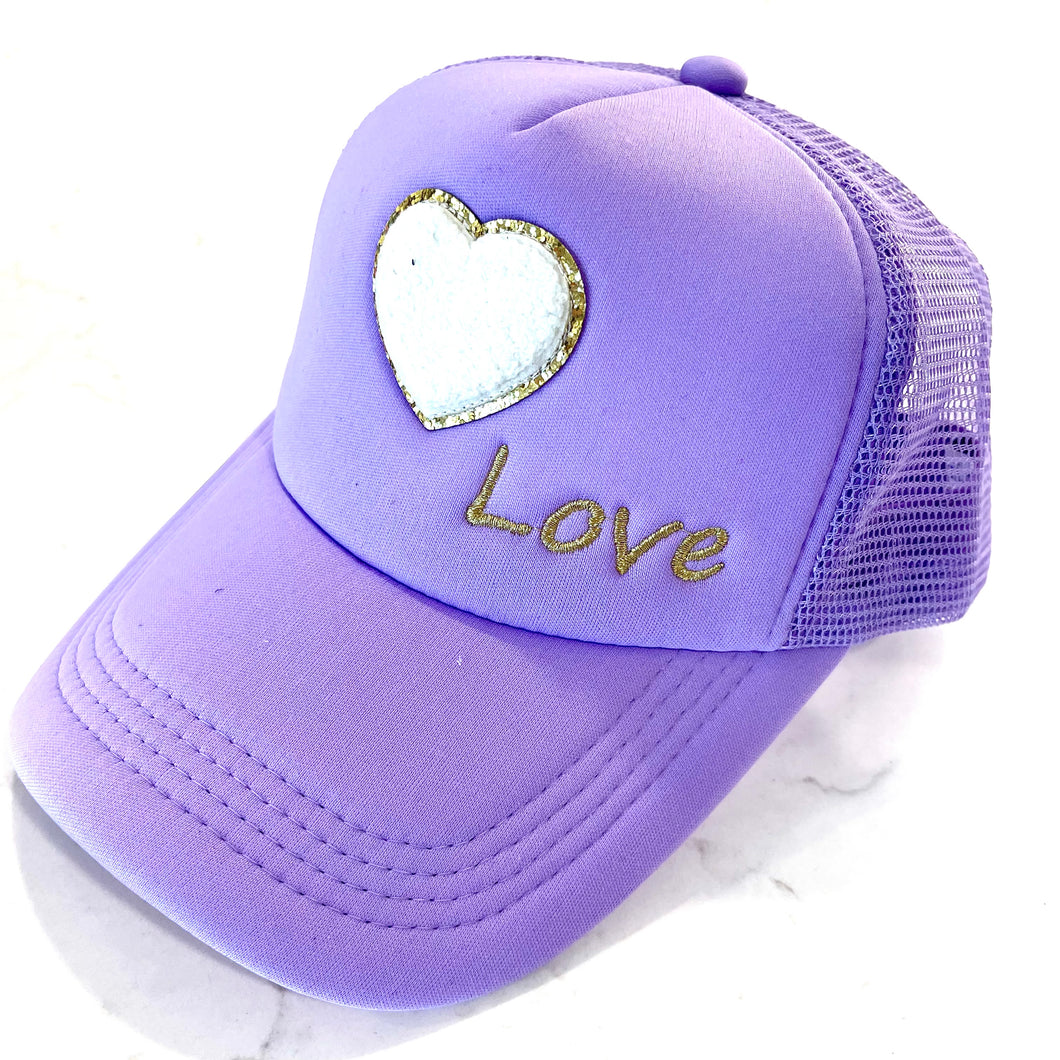 Caryn Lawn Trucker Hat Love