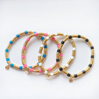 Caryn Lawn Laguna Bracelet- Pink/Gold