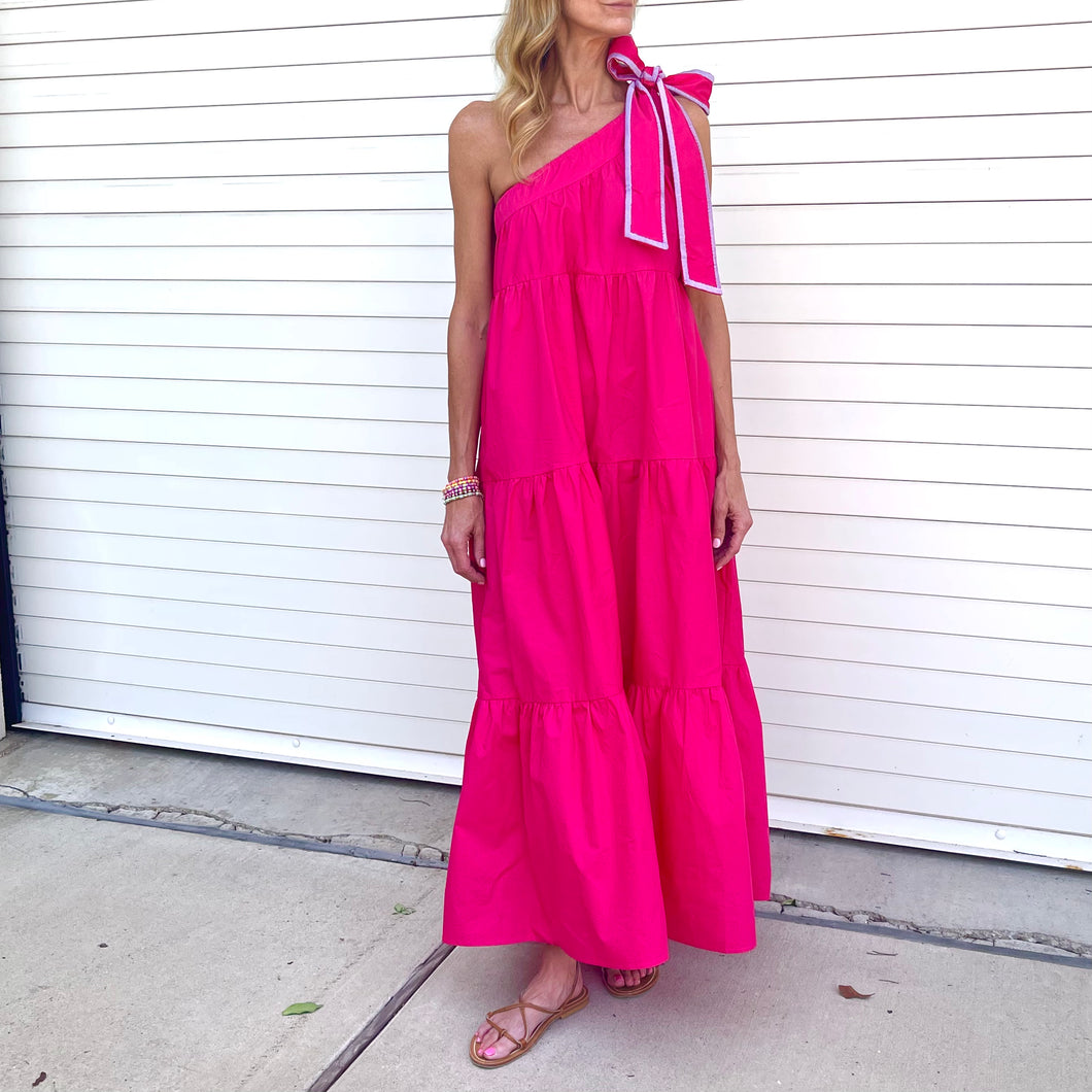 Caryn Lawn Mia Dress Pink