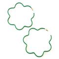 Caryn Lawn Daisy Hoop Earring Kelly