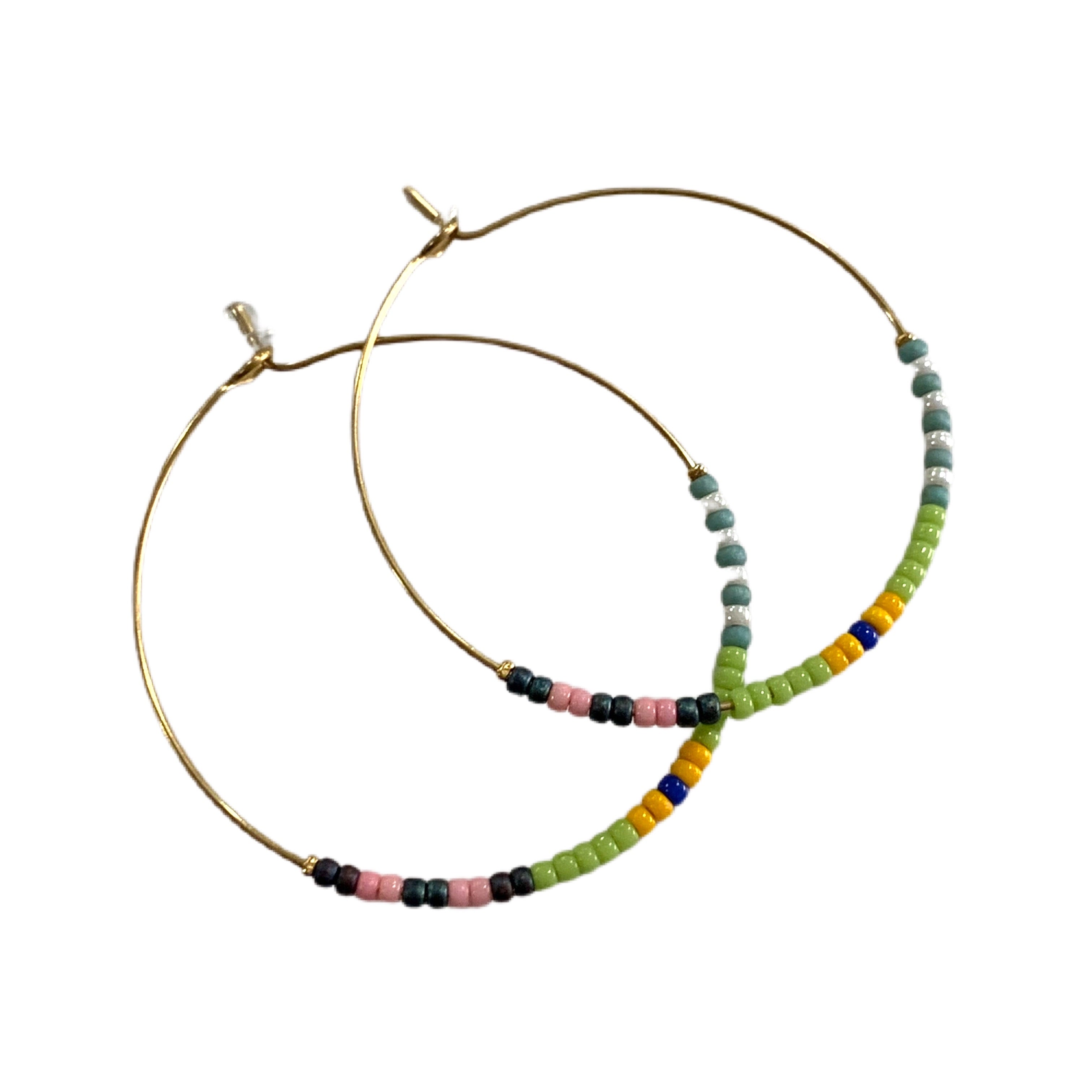 Caryn Lawn Baja Hoop Earrings- Greenhouse
